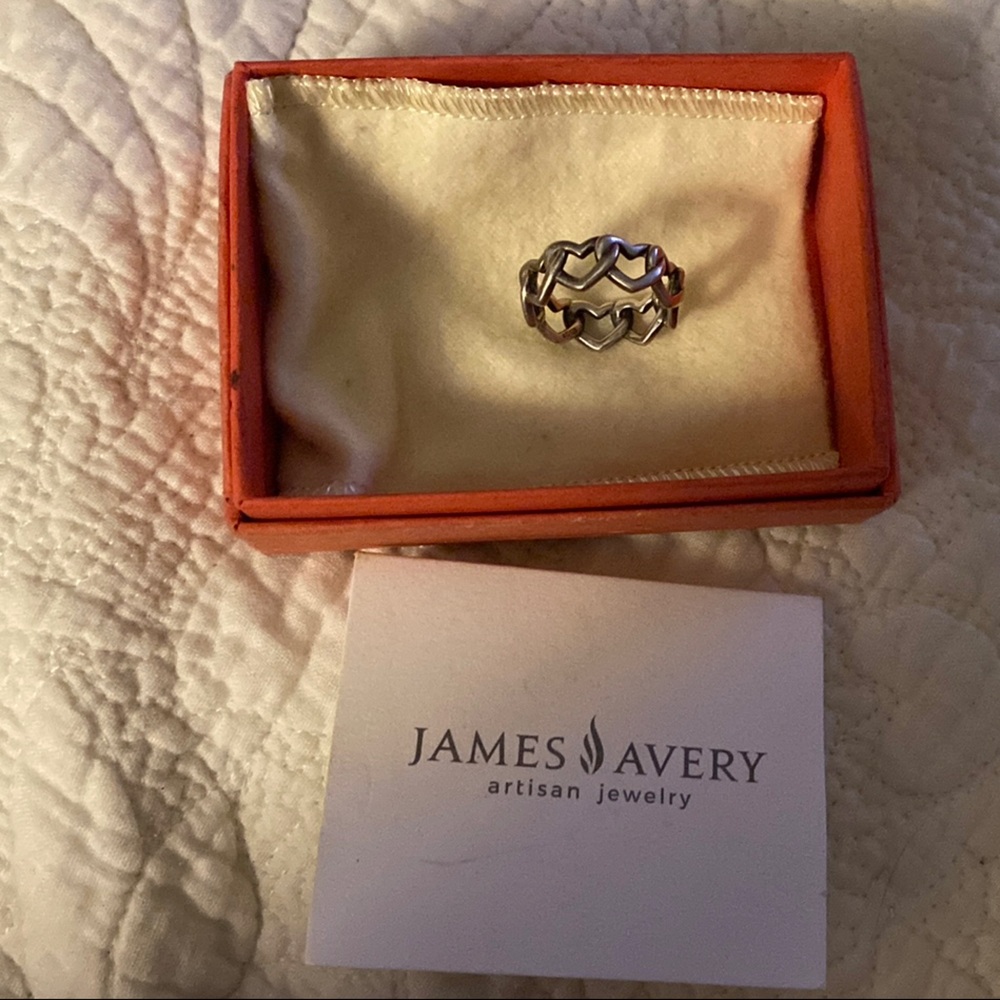 James Avery Silver Wave Ring
